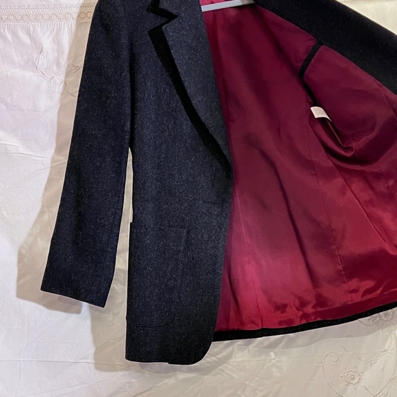 Vintage American Eagle Outfitters Women Gray Blazer looks new size four - Picture 7 of 8